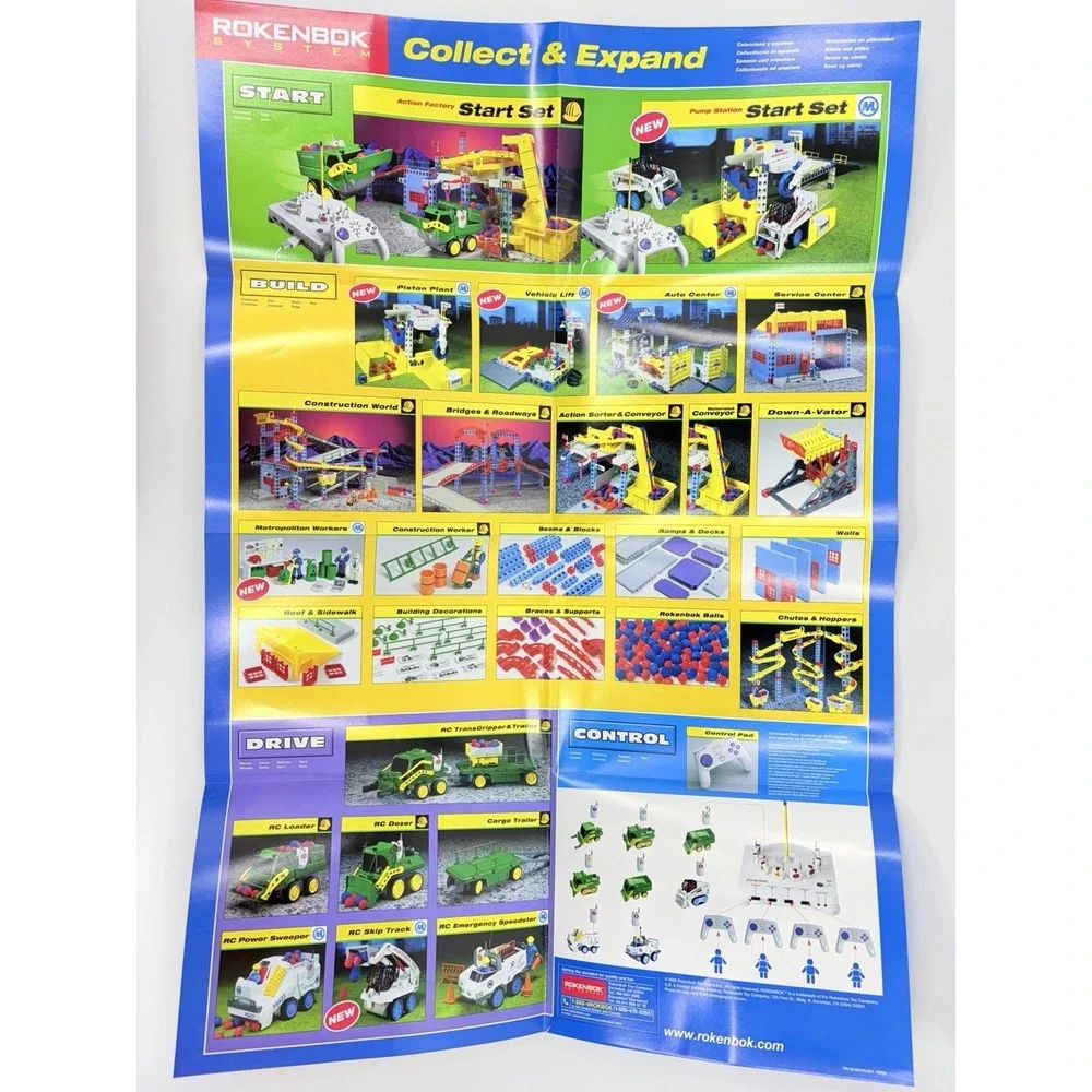 Rokenbok Construction World Instruction Manual and Extras